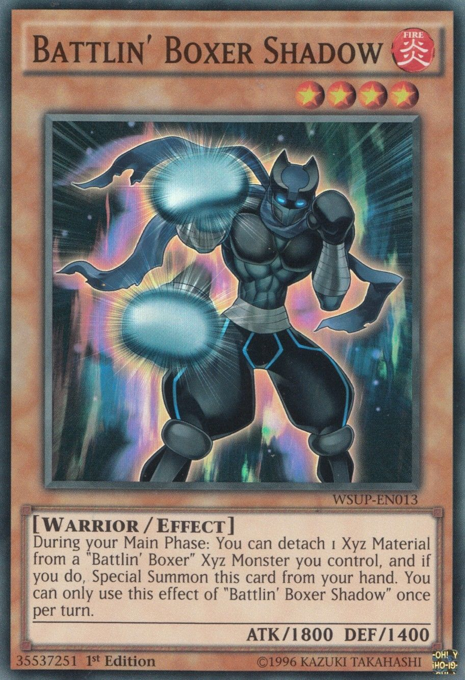 Battlin' Boxer Shadow [WSUP-EN013] Super Rare | Jomio and Rueliete's Cards and Comics