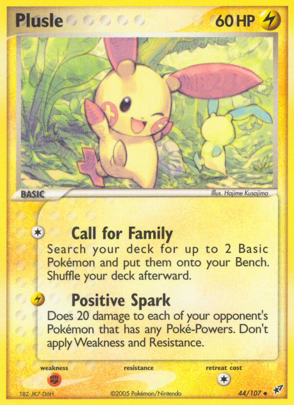 Plusle (44/107) [EX: Deoxys] | Jomio and Rueliete's Cards and Comics