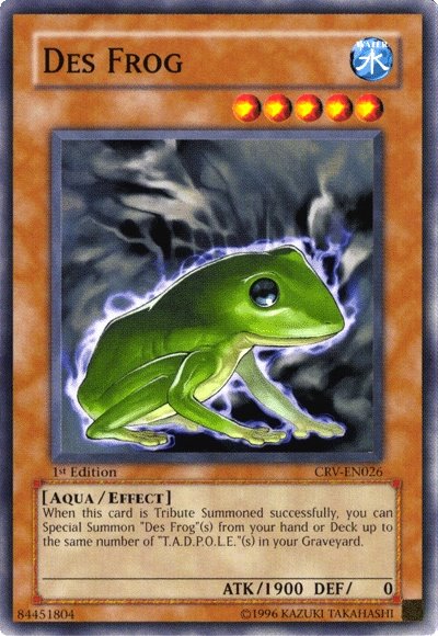 Des Frog [CRV-EN026] Common | Jomio and Rueliete's Cards and Comics