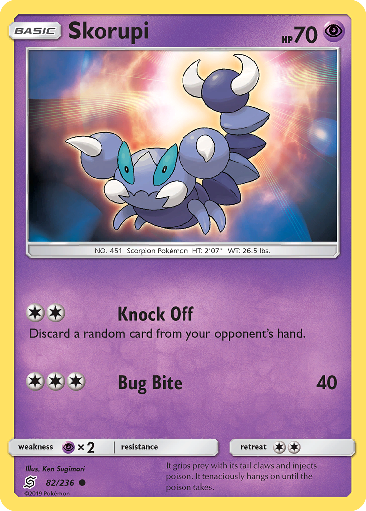 Skorupi (82/236) [Sun & Moon: Unified Minds] | Jomio and Rueliete's Cards and Comics