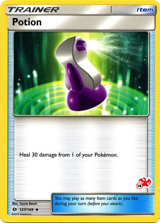 Potion (127/149) (Charizard Stamp #14) [Battle Academy 2020] | Jomio and Rueliete's Cards and Comics