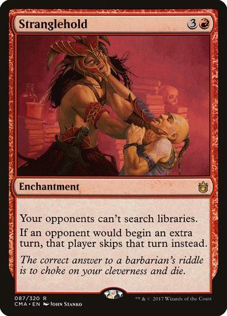 Stranglehold [Commander Anthology] | Jomio and Rueliete's Cards and Comics