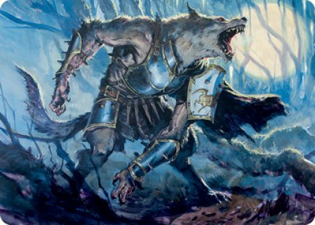 Moonrage Brute Art Card [Innistrad: Midnight Hunt Art Series] | Jomio and Rueliete's Cards and Comics