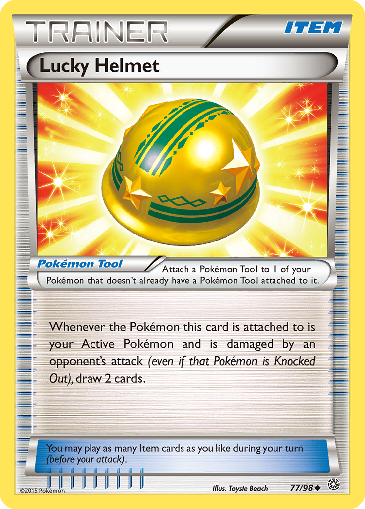 Lucky Helmet (77/98) [XY: Ancient Origins] | Jomio and Rueliete's Cards and Comics