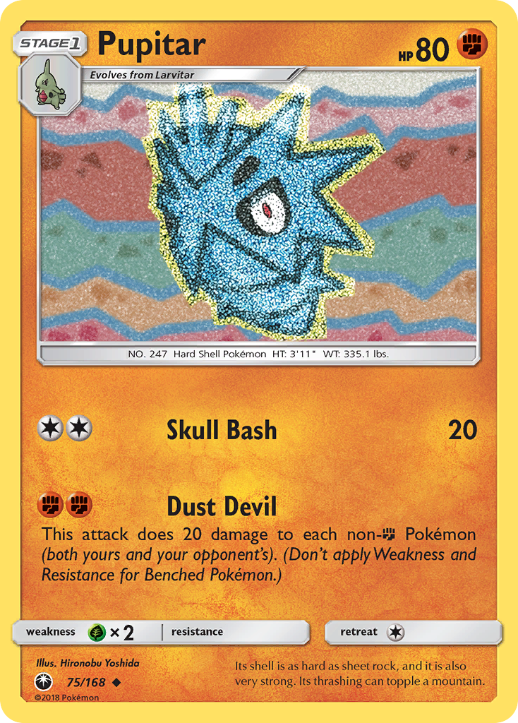 Pupitar (75/168) [Sun & Moon: Celestial Storm] | Jomio and Rueliete's Cards and Comics