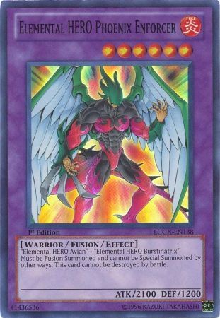 Elemental HERO Phoenix Enforcer [LCGX-EN138] Super Rare | Jomio and Rueliete's Cards and Comics