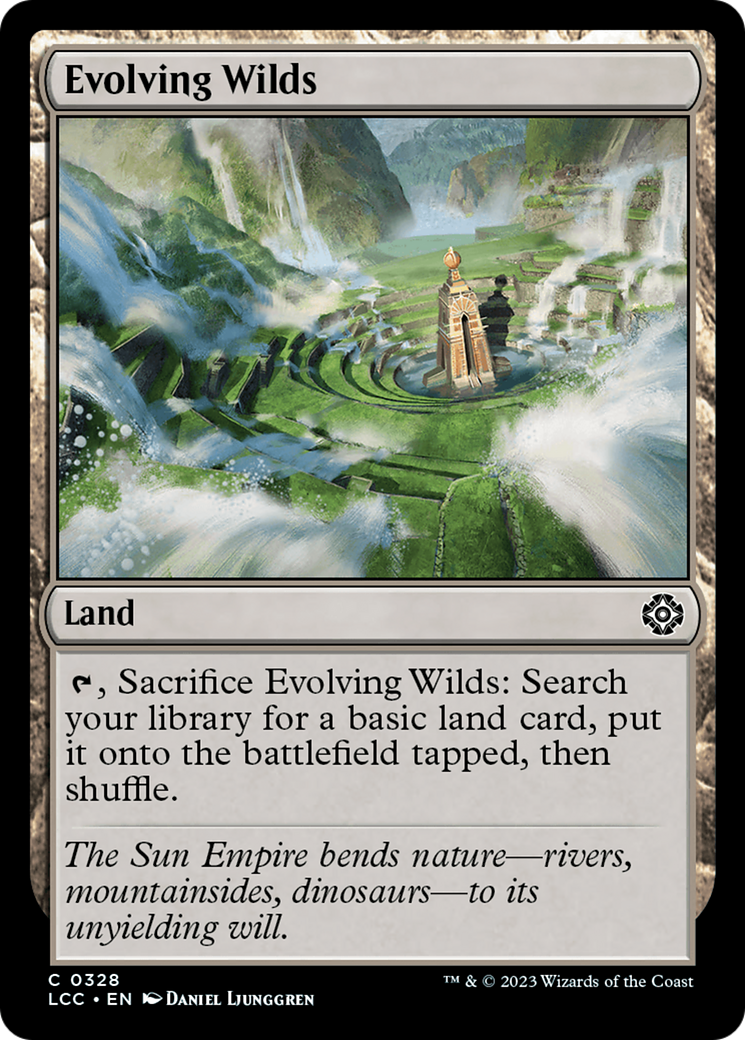 Evolving Wilds [The Lost Caverns of Ixalan Commander] | Jomio and Rueliete's Cards and Comics