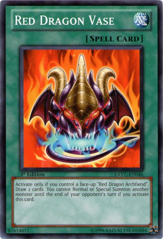 Red Dragon Vase [EXVC-EN046] Common | Jomio and Rueliete's Cards and Comics
