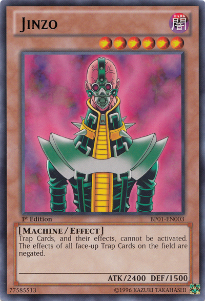 Jinzo [BP01-EN003] Rare | Jomio and Rueliete's Cards and Comics