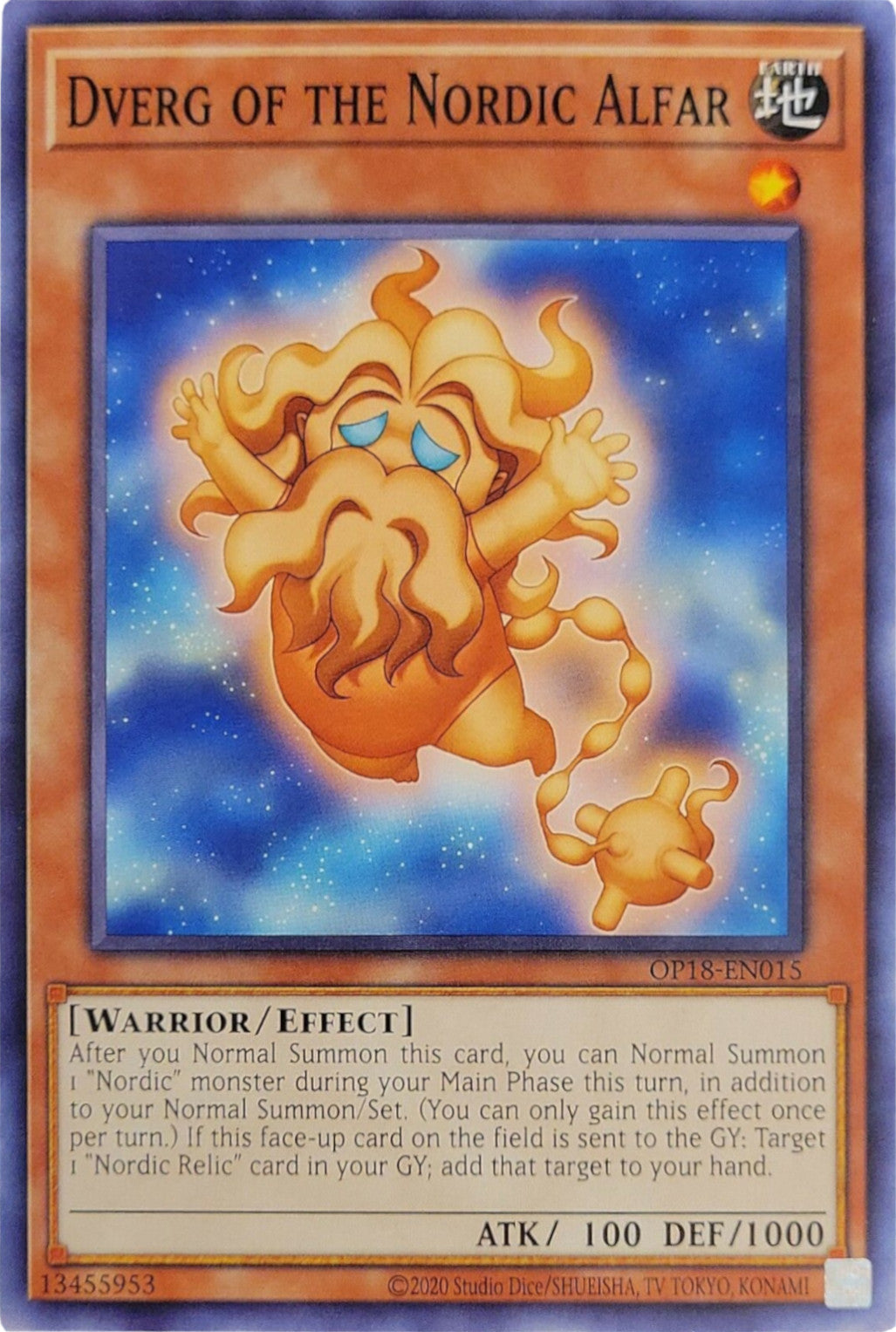 Dverg of the Nordic Alfar [OP18-EN015] Common | Jomio and Rueliete's Cards and Comics