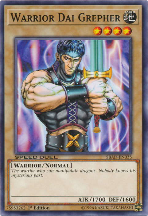 Warrior Dai Grepher [SBAD-EN035] Common | Jomio and Rueliete's Cards and Comics