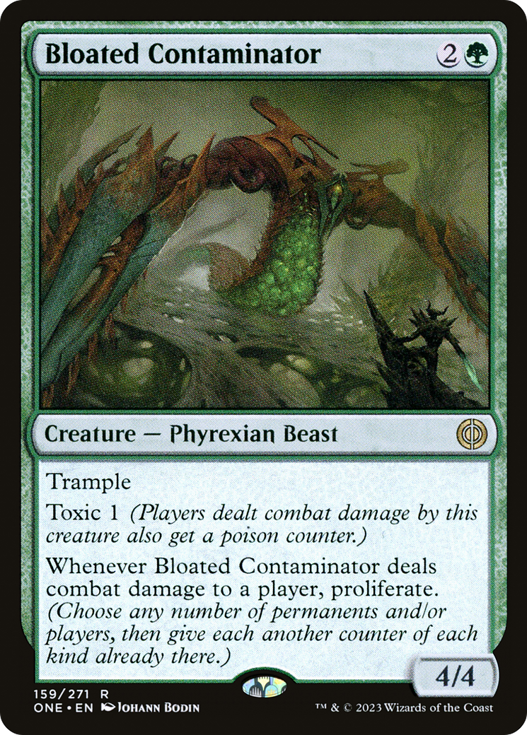 Bloated Contaminator [Phyrexia: All Will Be One] | Jomio and Rueliete's Cards and Comics