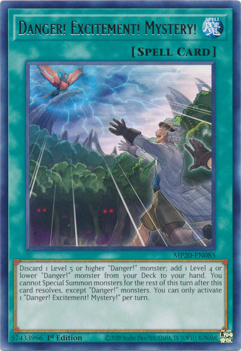 Danger! Excitement! Mystery! [MP20-EN085] Rare | Jomio and Rueliete's Cards and Comics