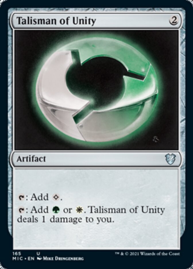 Talisman of Unity [Innistrad: Midnight Hunt Commander] | Jomio and Rueliete's Cards and Comics