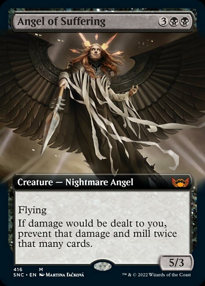 Angel of Suffering (Extended Art) [Streets of New Capenna] | Jomio and Rueliete's Cards and Comics