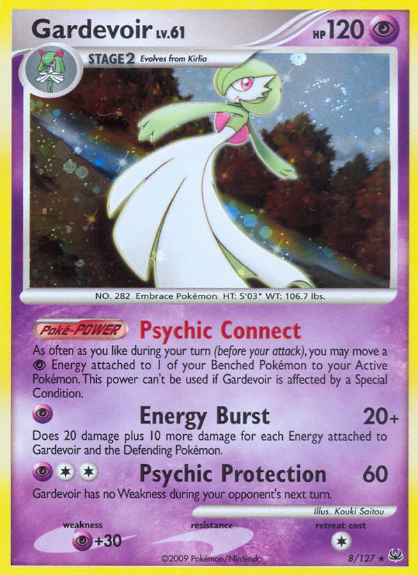 Gardevoir (8/127) [Platinum: Base Set] | Jomio and Rueliete's Cards and Comics