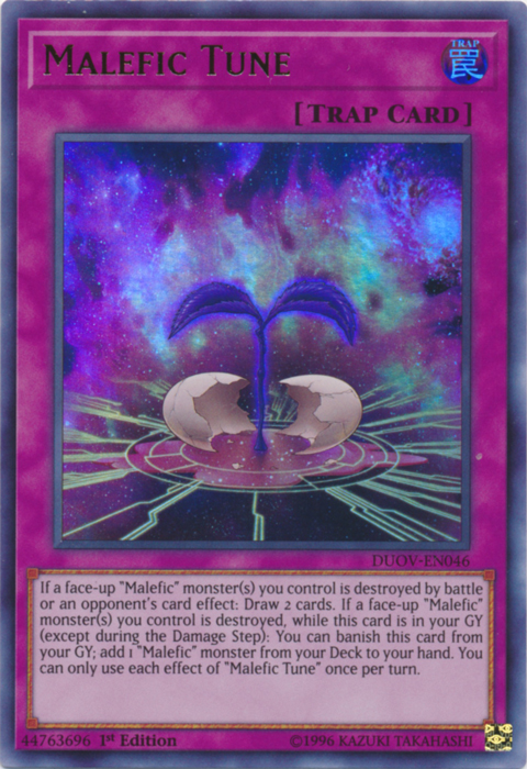 Malefic Tune [DUOV-EN046] Ultra Rare | Jomio and Rueliete's Cards and Comics
