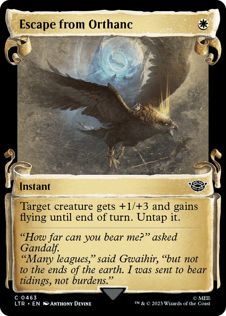 Escape from Orthanc [The Lord of the Rings: Tales of Middle-Earth Showcase Scrolls] | Jomio and Rueliete's Cards and Comics