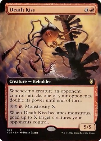 Death Kiss (Extended Art) [Commander Legends: Battle for Baldur's Gate] | Jomio and Rueliete's Cards and Comics