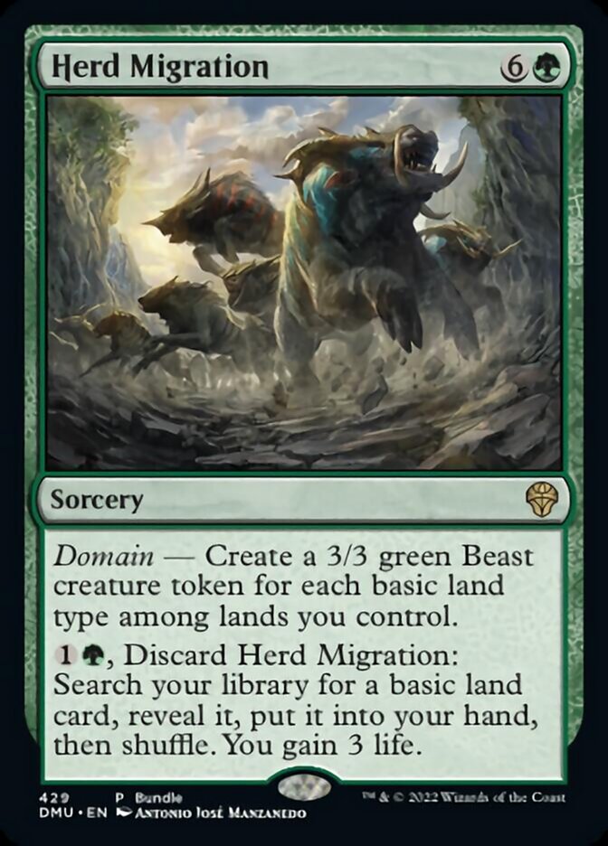 Herd Migration (Bundle) [Dominaria United] | Jomio and Rueliete's Cards and Comics