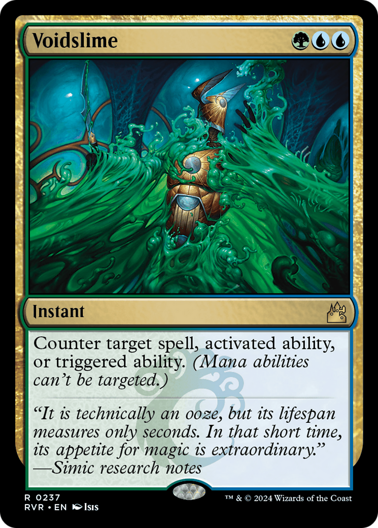 Voidslime [Ravnica Remastered] | Jomio and Rueliete's Cards and Comics