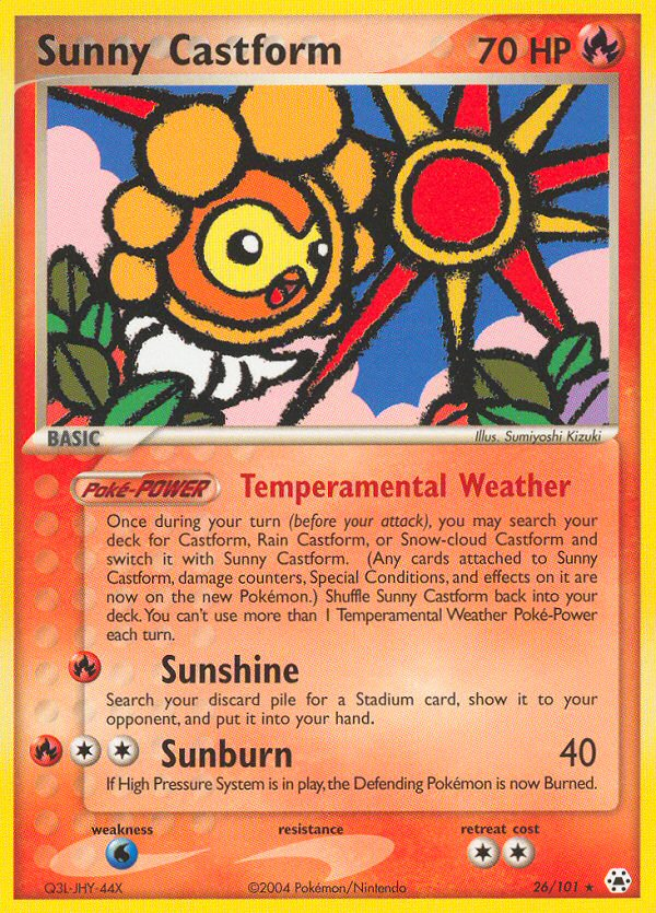 Sunny Castform (26/101) [EX: Hidden Legends] | Jomio and Rueliete's Cards and Comics