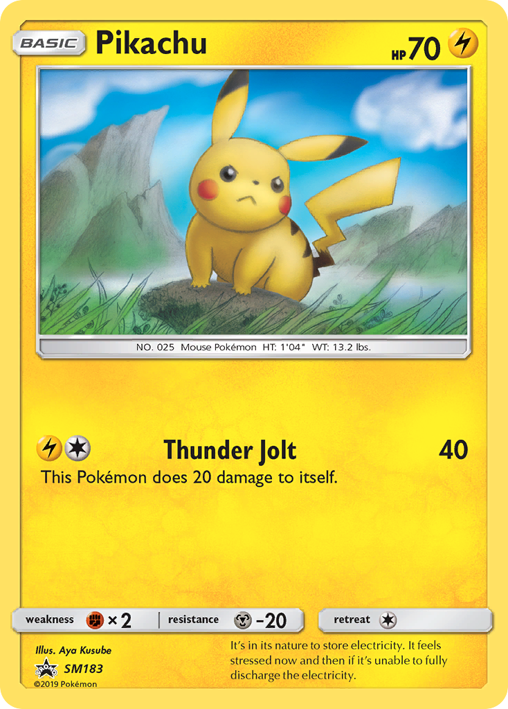 Pikachu (SM183) [Sun & Moon: Black Star Promos] | Jomio and Rueliete's Cards and Comics