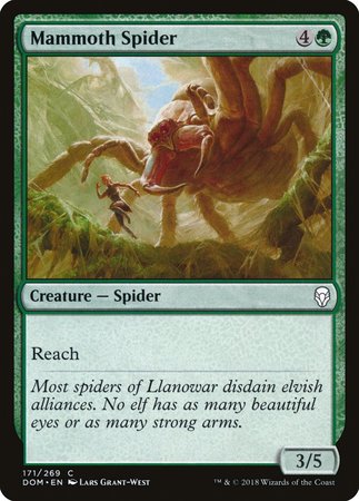 Mammoth Spider [Dominaria] | Jomio and Rueliete's Cards and Comics