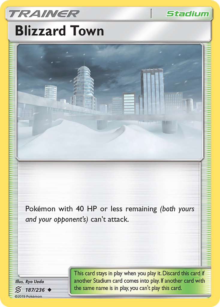 Blizzard Town (187/236) [Sun & Moon: Unified Minds] | Jomio and Rueliete's Cards and Comics