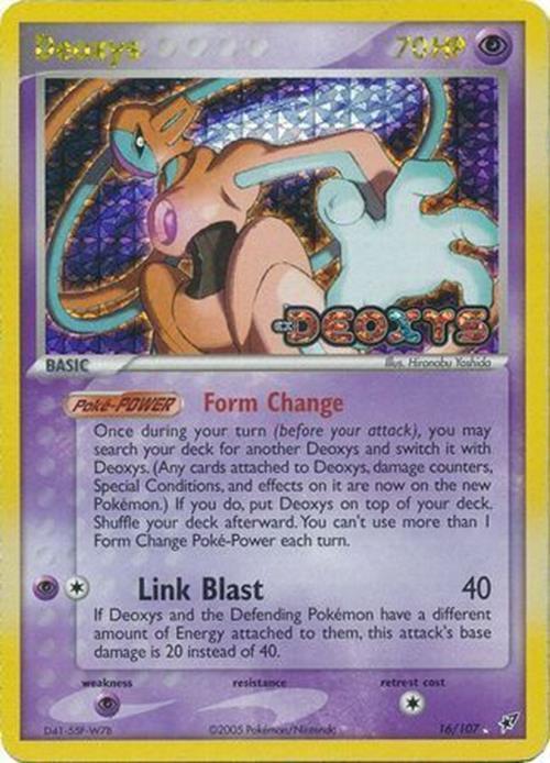 Deoxys (16/107) (Stamped) [EX: Deoxys] | Jomio and Rueliete's Cards and Comics
