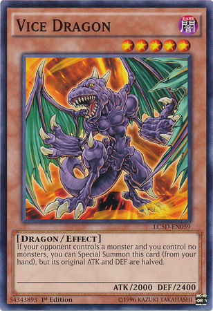 Vice Dragon [LC5D-EN059] Common | Jomio and Rueliete's Cards and Comics