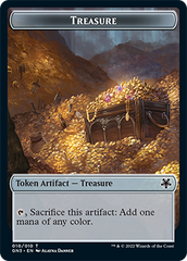 Zombie // Treasure Double-Sided Token [Game Night: Free-for-All Tokens] | Jomio and Rueliete's Cards and Comics