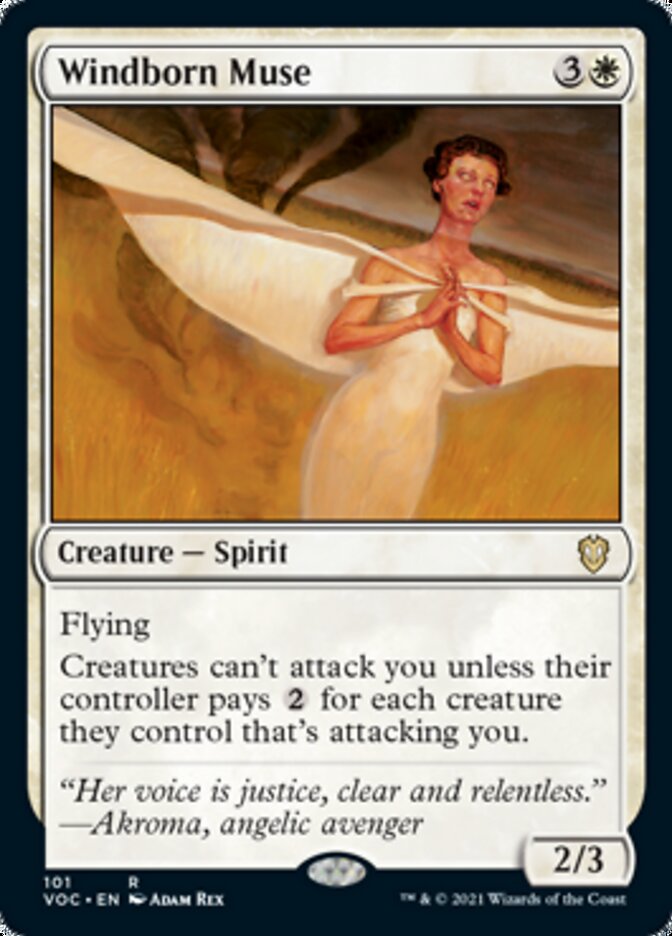 Windborn Muse [Innistrad: Crimson Vow Commander] | Jomio and Rueliete's Cards and Comics