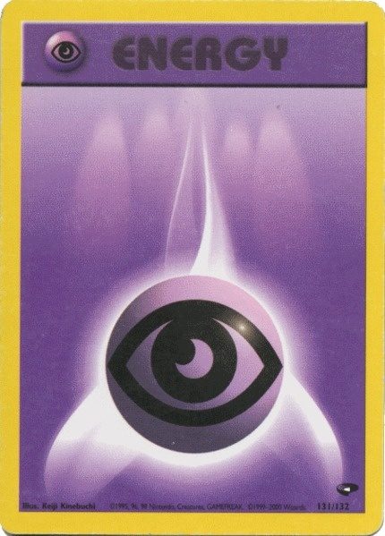 Psychic Energy (131/132) [Gym Challenge Unlimited] | Jomio and Rueliete's Cards and Comics