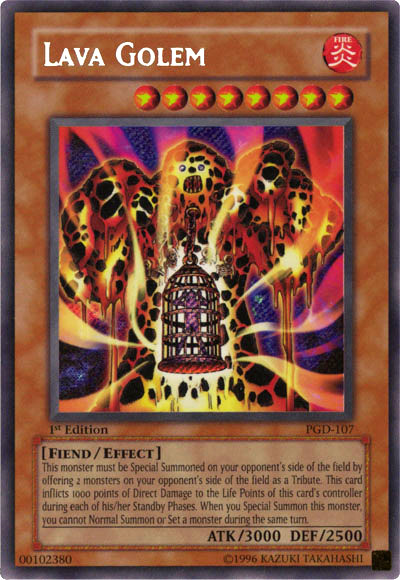 Lava Golem [PGD-107] Secret Rare | Jomio and Rueliete's Cards and Comics