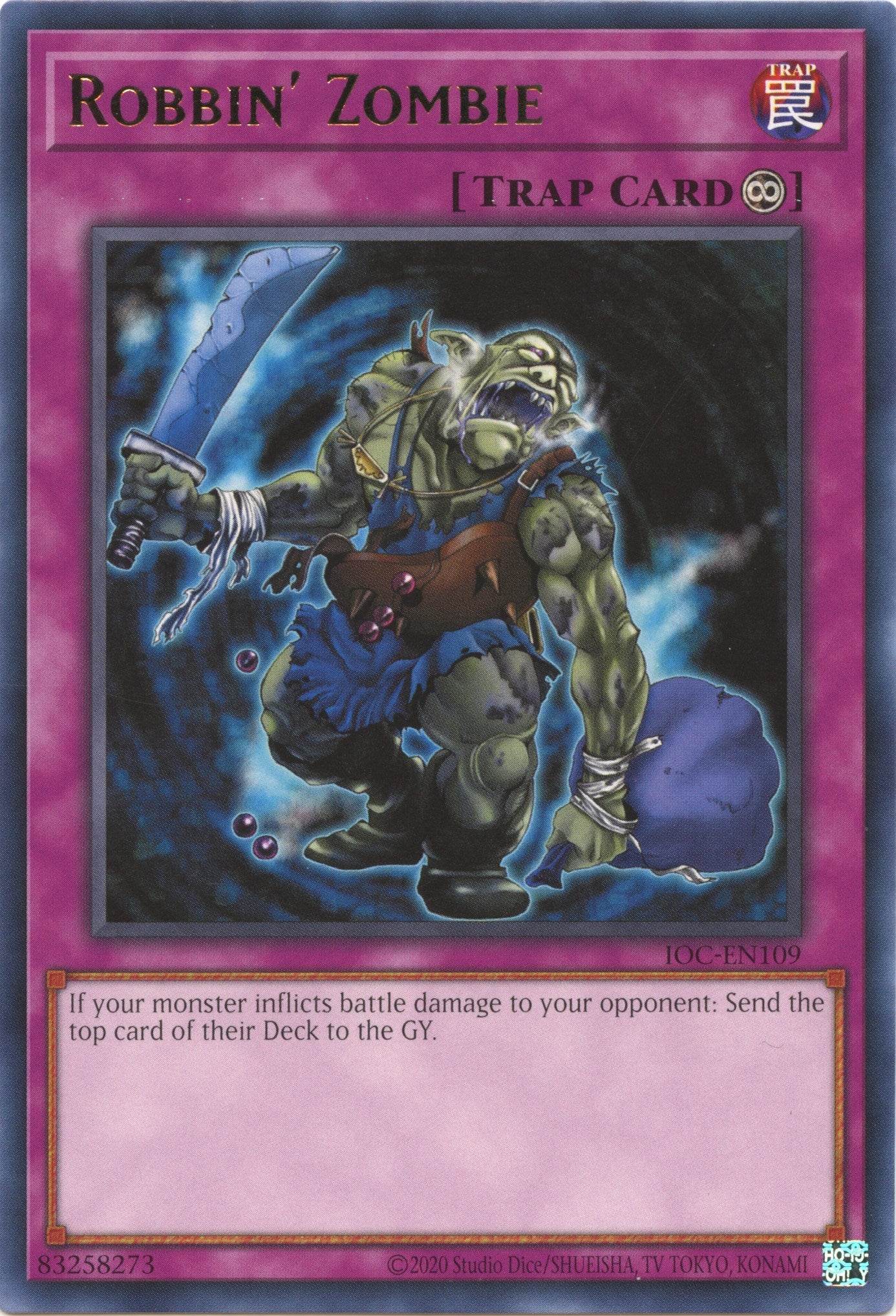 Robbin' Zombie (25th Anniversary) [IOC-EN109] Rare | Jomio and Rueliete's Cards and Comics