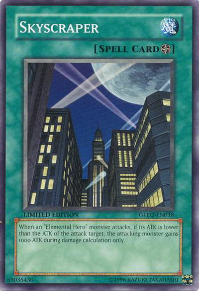 Skyscraper [GLD2-EN038] Common | Jomio and Rueliete's Cards and Comics