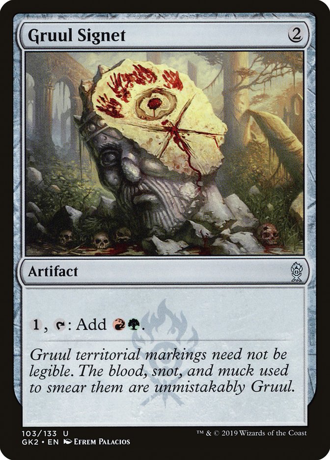 Gruul Signet [Ravnica Allegiance Guild Kit] | Jomio and Rueliete's Cards and Comics
