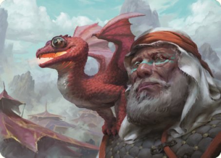 Dragon Whelp Art Card [Dominaria United Art Series] | Jomio and Rueliete's Cards and Comics
