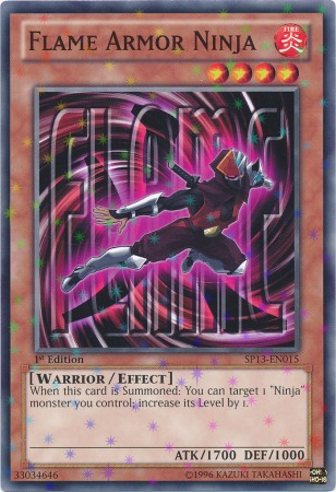 Flame Armor Ninja [SP13-EN015] Starfoil Rare | Jomio and Rueliete's Cards and Comics