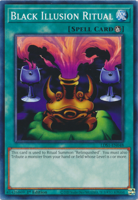 Black Illusion Ritual [LDS1-EN048] Common | Jomio and Rueliete's Cards and Comics
