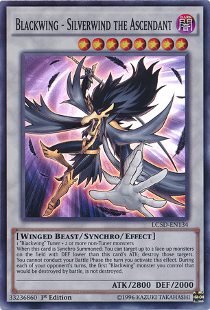 Blackwing - Silverwind the Ascendant [LC5D-EN134] Super Rare | Jomio and Rueliete's Cards and Comics