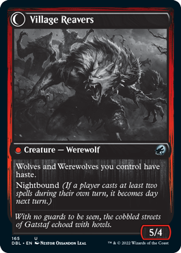 Village Watch // Village Reavers [Innistrad: Double Feature] | Jomio and Rueliete's Cards and Comics
