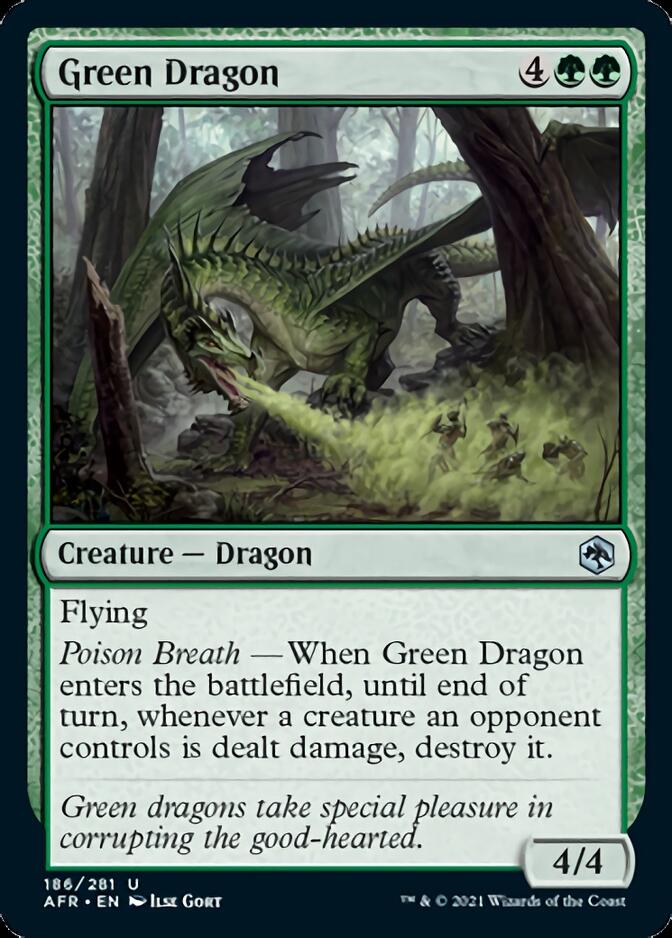 Green Dragon [Dungeons & Dragons: Adventures in the Forgotten Realms] | Jomio and Rueliete's Cards and Comics