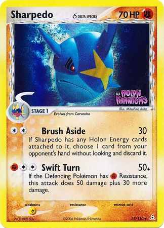 Sharpedo (53/110) (Delta Species) (Stamped) [EX: Holon Phantoms] | Jomio and Rueliete's Cards and Comics