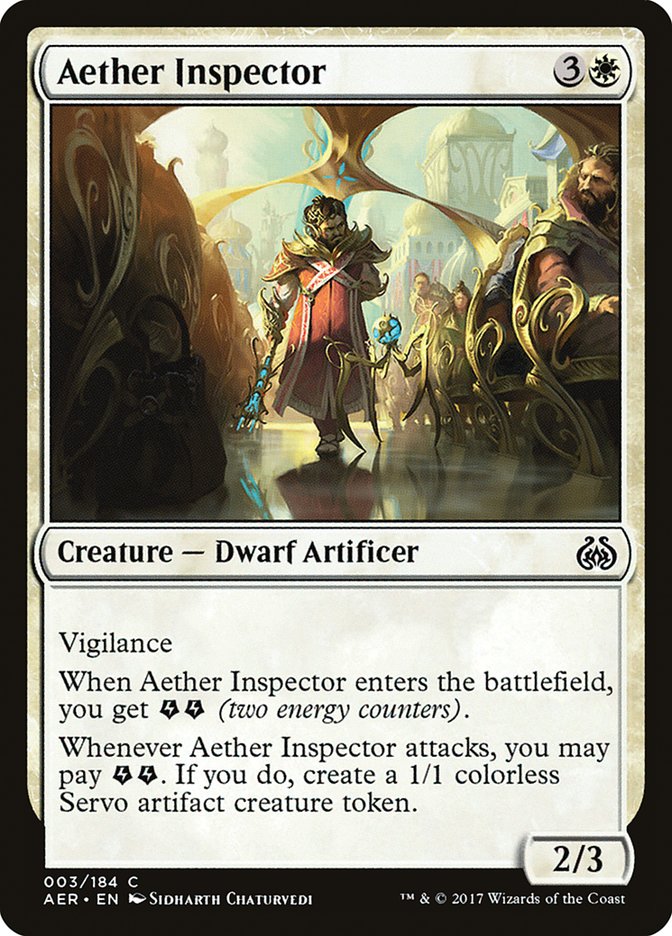 Aether Inspector [Aether Revolt] | Jomio and Rueliete's Cards and Comics