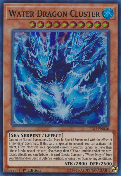 Water Dragon Cluster [LEDU-EN036] Super Rare | Jomio and Rueliete's Cards and Comics