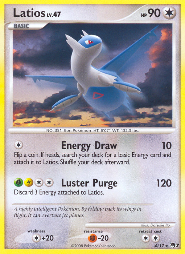 Latios (4/17) [POP Series 7] | Jomio and Rueliete's Cards and Comics