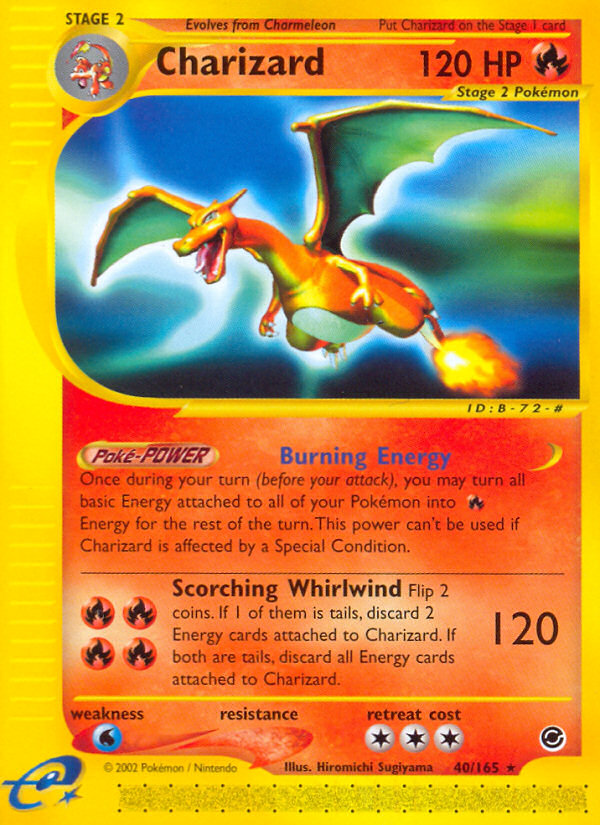 Charizard (40/165) [Expedition: Base Set] | Jomio and Rueliete's Cards and Comics