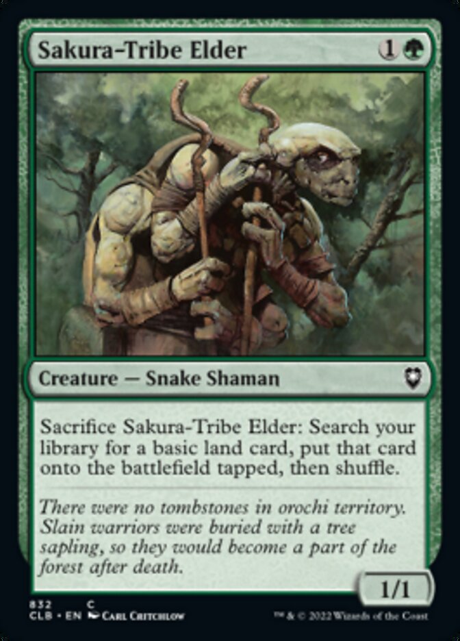 Sakura-Tribe Elder [Commander Legends: Battle for Baldur's Gate] | Jomio and Rueliete's Cards and Comics